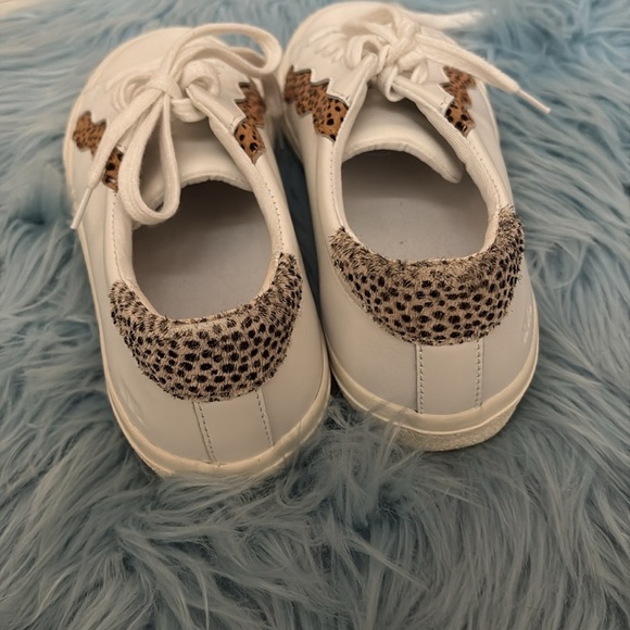 Madewell Sidewalk Low-Top Sneakers in Leather and Calf Hair: Wave Edition - Picture 8 of 9